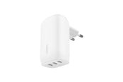 Puhelin - Adapterit & Laturit - Belkin BoostCharge 3 Port USB-C Charger with PPS 67W - WCC002vfWH