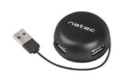 USB hub - Natec Bumblebee - hub - 4 ports USB hub - 4 porttia - Musta - NHU-1330
