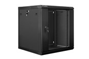Räkit - Rack - Lanberg WF01-6612-10B - 12U Rack Cabinet with Glass Door - WF01-6612-10B