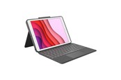 Näppäimistöt - Logitech Combo Touch iPad 7. sukupolvelle - ND - Näppäimistö & Foliosetti - Pohjoismainen - Harmaa - 920-009628