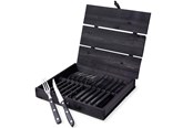 Kattaus - Gense Old Farmer Black steak/grill cutlery 12 pcs - 20149