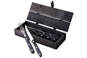 Kattaus - Gense Old Farmer Musta steak/grill cutlery 4 pcs - 7319011065506