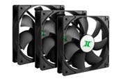 Kotelotuuletin - Inter-Tech Tuulettimet 120*120*25 IPC Fan Set 3xLüfter - Kotelotuuletin - 120mm - musta - 88887289