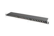 Lisätarvikkeet - Lanberg PPS5-0024-B - patch panel - 0.5U - 19" - PPS5-0024-B