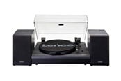 Levysoitin - Lenco LS-300WD - Record Player with Bluetooth® and two separate speakers - Black - Levysoitin musta - LS-300BLACK