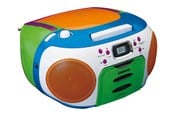 DAB, Verkko- & Kelloradiot - Lenco SCD-971 - Portable FM radio CD/Cassette player - Multi colour - FM - Stereo - PA-90