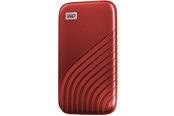 SSD - SANDISK WD My Passport SSD - 2TB - Punainen - Ulkoinen SSD - WDBAGF0020BRD-WESN