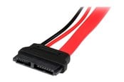SATA & ATA kaapelit - StarTech.com 6in Slimline SATA to SATA Adapter with Power - Slim SATA (F) to SATA (M) - Slimline Serial ATA to SATA (SLSATAADAP6) - SATA adapter - SLSATAADAP6