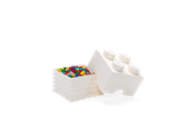 Lastenhuone - LEGO STORAGE BRICK 4 - Valkoinen - 40031735