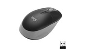 Hiiret - Logitech M190 Full-size Wireless Optical PC Mouse - Mid Harmaa - Hiiri - Optinen - 3 painiketta - Harmaa - 910-005906