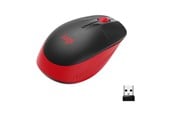 Hiiret - Logitech M190 Full-size Wireless Optical PC Mouse - Punainen - Hiiri - Optinen - 3 painiketta - Punainen - 910-005908
