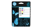 Mustepatruunat, värikasetit ja lisävarusteet - HP 903 / 6ZC73AE 4-Pack (Black Keltainen Cyan Magenta) Ink - 6ZC73AE