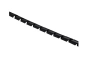 Kaapelihyllyt, Kaapelisukat & Kaapelisiteet - InLine Cable Gland / Spiral Wrapping Band 10m black 18mm - 59946P