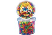 Luovat leikit - Hama Ironing Helmet Maxi in Tub-Neonmix (051) 600pcs. - 8572