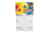 Luovat leikit - Hama Ironing beads Pegboards-heart and Star - 4452