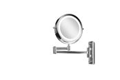 Meikkipeilit - Gillian Jones LED Wall double sided mirror in silver  x 10 magnifying - 10246