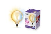 Smart Home - Älykoti - WiZ Tunable G200 E27 Amber Globe-filamenttilamppu - Himmennettävä valkoinen LED-valo lämpimästä viileään - 929003018101