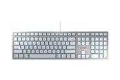 Näppäimistöt - Cherry KC 6000 SLIM FOR MAC - Näppäimistö - Pohjoismainen - Hopea - JK-1610PN-1