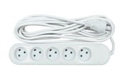 Virtalähde - Nordic Quality Power 5-way socket grounded (D) 5m Virtalähde - ATX - 80 Plus - KF-DB-05(grounded) 5M