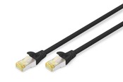 Verkkokaapelit - DIGITUS CAT 6A S-FTP patch cord - 10m - Musta - 10m - DK-1644-A-100/BL