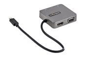 Telakointiasemat - StarTech.com USB-C MultiPort Adapter - USB 3.1 Gen 2 Type-C Mini Dock - USB-C to 4K HDMI tai 1080p VGA - 10Gbps USB-A & USB-C Ethernet - docking station - VGA HDMI - DKT31CHVL