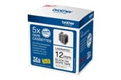 Paperit, valokuvapaperit ja tarrat - Brother TZe 231 - Black on white - Roll (1.2 cm x 8 m) - TZE231M5
