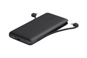 Powerbank - Belkin 10K PD Teho Bank with Integrated Cables Powerbank - musta - 10000 mAh - BPB006BTBLK