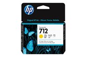 Mustepatruunat, värikasetit ja lisävarusteet - HP 712 / 3ED69A Keltainen Ink - 3ED69A