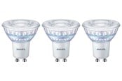 Lamput - Philips LED-lamppu Spot 3.8W/922-927 (50W) 36° WarmGlow Dæmpbar 3-pack GU10 - 929002065756