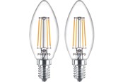 Lamput - Philips LED-lamppu LED-klassikko 40W B35 E14 WW CL ND 2PF/6 E14 - 929001889767