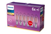 Lamput - Philips LED-lamppu LED-klassikko 40W B35 E14 WW CL ND 6CT/4 E14 - 929001889785