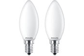 Lamput - Philips LED-lamppu LED-klassikko 40W B35 E14 WW FR ND 2PF/6 E14 - 929001345367