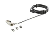 Järjestelmän lisävarusteet - StarTech.com 6' (2m) 3-in-1 Universal Laptop Cable Lock - 4-Digit Combination Security Lock for K-Slot Nano & Wedge Slot Desktop/Laptop security cable lock - LTULOCK4D