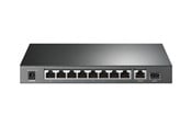 Kytkimet - TP-Link TL-SG1210P 10-porttinen Gigabit-pöytäkytkin, jossa on 8 porttia PoE+. - TL-SG1210P