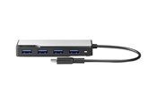 USB hub - ALOGIC USB-C Fusion SWIFT 4-in-1 Hub USB hub - 4 porttia - USB 3.0 - Harmaa - UCFUUA-SGR
