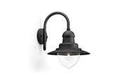 Valaisimet - Philips Raindrop wall lantern black 1x60W 230V| No bulb Ha - 915005693601