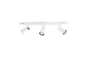 Valaisimet - Philips PAISLEY -spottivalaisin - Valkoinen - 3xNW - 915005529901