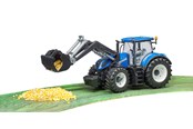 Leluautot - Bruder New Holland T7.315 -traktori etukuormaajalla - 03121