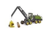 Leluautot - Bruder John Deere Harvester 1270 G puunrunkojen kanssa - 02135