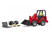 Leluautot - Bruder  Schäffer Compact loader 2630 with figure and accessories - 02191