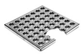 Viemäröinti - SSI-METALINDUSTI ApS Hf-hila 136 x 136 mm leikkauksella - 1118