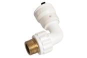 Alupex-järjestelmät - Henco bent 90° male iron adapter 26x3/4 - 5SK-2605