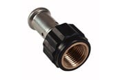 Alupex-järjestelmät - Henco straight female iron adapter 40 mm x 114 - 18PK-4007-N