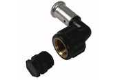 Alupex-järjestelmät - Henco bent 90° female iron adapter 50x6/4 - 6PK-5008-N