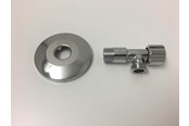 Liitostarvikkeet putkille - Megatherm Unite stop valve 12 x 12 with 77 mm rosette short version - 744388804
