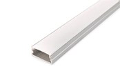 Valaisimet - DEVELTRON Alumiiniprofiili 12 opaalikannella - 2,5 m - LM27112