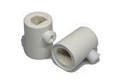 Lisävarusteet (Kiinnikkeet, pistorasiat jne.) - Teknisk Belysnings Industri Cord grip m10i female thread Valkoinen - 430B0107