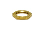 Lisävarusteet (Kiinnikkeet, pistorasiat jne.) - Teknisk Belysnings Industri Nut m10x1 hexagonal brass - 037C0136
