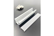 Valaisimet - DEVELTRON Alumiiniprofiili 9 opaalikannella - 2,5 m - DVT27109