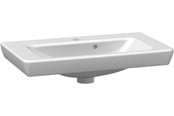 Kylpyhuonekalusteet - Dansani vask Lotto 65 x 38 cm porcelæn hvid - 536806003
